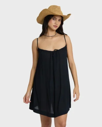 Beach Song Solid Mini Dress