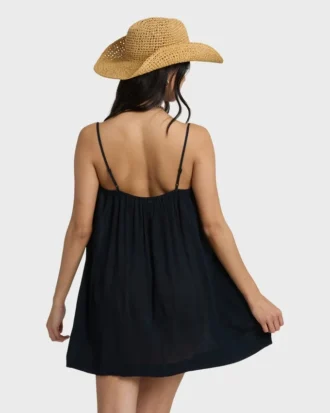Beach Song Solid Mini Dress