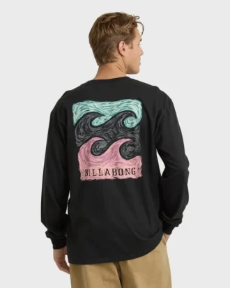 Crayon Wave Regular Long Sleeve T-Shirt